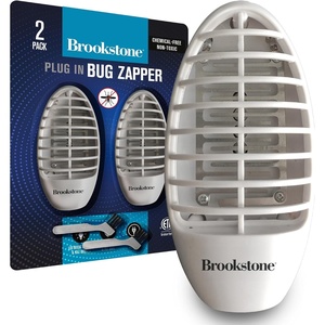 image:imageBrookstone Wall Plugin Bug Zapper 2 Pack ChemicalFree amp NonToxic