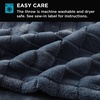 image:imageBrookstone Electric Heated Plush Blanket King 100 x 90 in GrayGray Grid