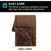 image:imageBrookstone Electric Heated Plush Throw Blanket Ivory WindowpaneTan