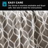 image:imageBrookstone Electric Heated Plush Throw Blanket Ivory WindowpaneTaupe Trellis