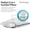 image:imageBrookstone 2in1 Comfort Memory Foam Pillow DualSided2in1 Comfort