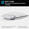 image:imageBrookstone 2in1 Comfort Memory Foam Pillow DualSided2in1 Comfort