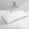 image:imageBrookstone 2in1 Comfort Memory Foam Pillow DualSidedDual 2in1 Comfort