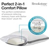 image:imageBrookstone 2in1 Comfort Memory Foam Pillow DualSidedDual 2in1 Comfort