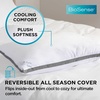 image:imageBrookstone 2in1 Comfort Memory Foam Pillow DualSidedDual 2in1 Comfort
