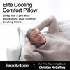 image:imageBrookstone 2in1 Comfort Memory Foam Pillow DualSidedDual Comfort Cooling Pillow