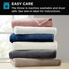 image:imageBrookstone Nap Plush Throw Blanket for Couch BlueIvory