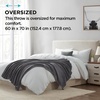 image:imageBrookstone Nap Plush Throw Blanket for Couch BlueSilver