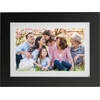 image:imageBrookstone PhotoShare 8 Smart Digital Picture Frame Send Pics from Phone to Frames WiFi 8 GB Holds 5000 Pics HD Touchscreen Premium Black Wood Easy Setup No FeesBlack