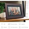 image:imageBrookstone PhotoShare 8 Smart Digital Picture Frame Send Pics from Phone to Frames WiFi 8 GB Holds 5000 Pics HD Touchscreen Premium Black Wood Easy Setup No FeesEspresso
