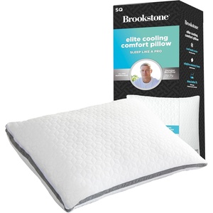 image:imageBrookstone 2in1 Comfort Memory Foam Pillow DualSidedDual Comfort Cooling Pillow