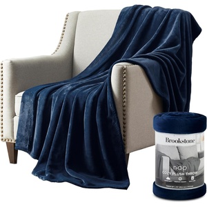 image:imageBrookstone Nap Plush Throw Blanket for Couch BlueBlue