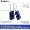 image:imageBrookstone Cable Luggage Locks 2 Pack TSA Approved ResettableBlue