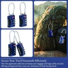 image:imageBrookstone Cable Luggage Locks 2 Pack TSA Approved ResettableBlue