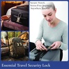 image:imageBrookstone Cable Luggage Locks 2 Pack TSA Approved ResettableKhaki