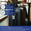 image:imageBrookstone Cable Luggage Locks 2 Pack TSA Approved ResettableSilver
