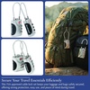 image:imageBrookstone Cable Luggage Locks 2 Pack TSA Approved ResettableSilver