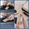 image:imageBrookstone Silicone Luggage Tags 2 Pack Steel Cable LoopGrey