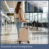 image:imageBrookstone Silicone Luggage Tags 2 Pack Steel Cable LoopGrey