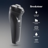 image:imageBrookstone  Cordless Rotary Electric Shaver with Floating Heads