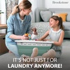 image:imageBROOKSTONE 11 GALLON XL 24 Collapsible Laundry Basket amp Clothes Hamper Comfort NonSlip Handles Modern Laundry Hamper with Space Saving Design Portable PopUp Hamper BPA FREE Blush Pink 1 PackMint Green
