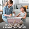 image:imageBROOKSTONE 11 GALLON XL 24 Collapsible Laundry Basket amp Clothes Hamper Comfort NonSlip Handles Modern Laundry Hamper with Space Saving Design Portable PopUp Hamper BPA FREE Blush Pink 1 PackBlush Pink