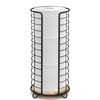 image:imageBROOKSTONE Toilet Paper Holder Stand Reserve  Free Standing Toilet Paper Stand with Storage that Holds Mega Rolls Standing Bathroom Tissue Organizer Bathroom Decor  Modern Storage Holder GoldBlackBamboo