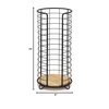 image:imageBROOKSTONE Toilet Paper Holder Stand Reserve  Free Standing Toilet Paper Stand with Storage that Holds Mega Rolls Standing Bathroom Tissue Organizer Bathroom Decor  Modern Storage Holder GoldBlackBamboo