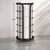 image:imageBROOKSTONE Toilet Paper Holder Stand Reserve  Free Standing Toilet Paper Stand with Storage that Holds Mega Rolls Standing Bathroom Tissue Organizer Bathroom Decor  Modern Storage Holder GoldBlack