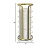 image:imageBROOKSTONE Toilet Paper Holder Stand Reserve  Free Standing Toilet Paper Stand with Storage that Holds Mega Rolls Standing Bathroom Tissue Organizer Bathroom Decor  Modern Storage Holder BlackGold