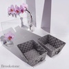 image:imageBrookstone Woven Shelf Basket Organize for Shelves Storage Basket for Organizing Home Pantry Organizers and Storage Bins  2 Pack  Dark GreyDark Grey Two Pack