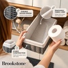 image:imageBrookstone Woven Shelf Basket Organize for Shelves Storage Basket for Organizing Home Pantry Organizers and Storage Bins  2 Pack  Dark GreyGrey Two Pack with Liner