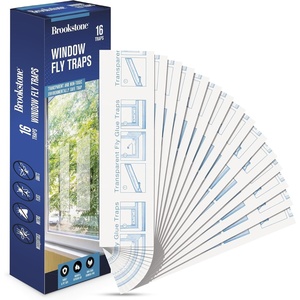 image:imageBrookstone Window Insect Trap Stickers 16 Pack Odorless amp MessFree